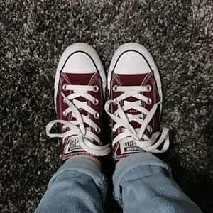 Maroon Converse